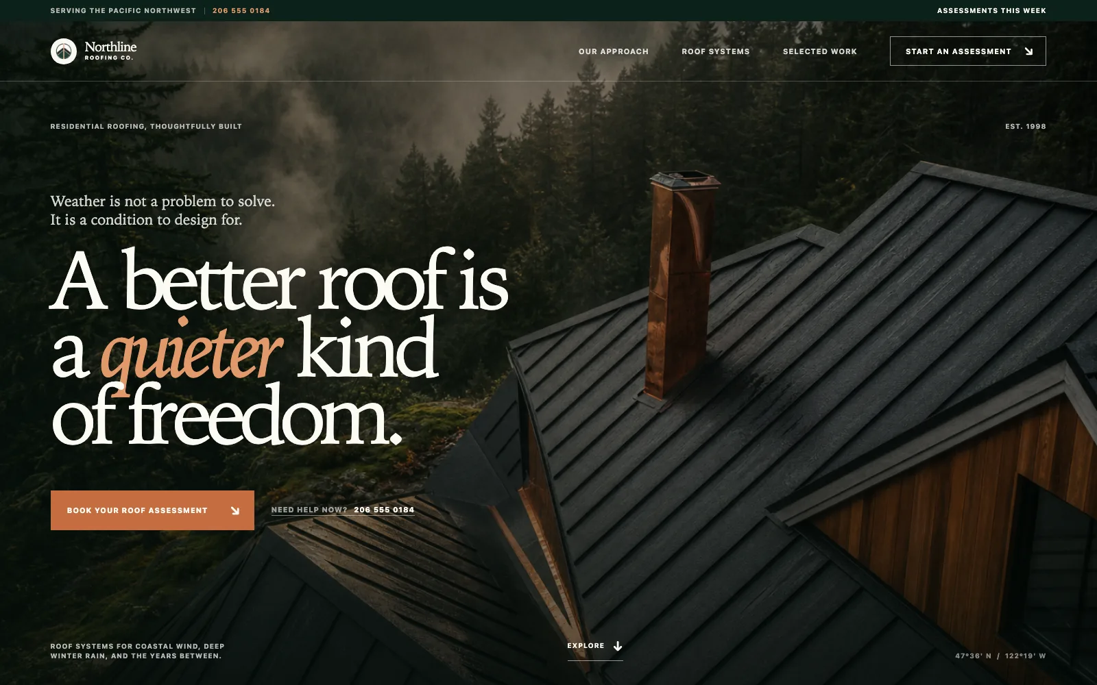 Northline Roofing · Residential roofing · Pacific Northwest